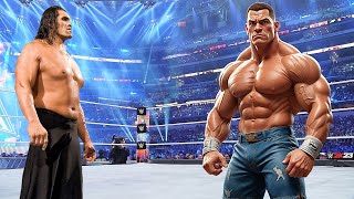 Full Match  The Great Khali vs John Cena  Iron Man Match 2024  WWE 2K24 [upl. by Adlare23]