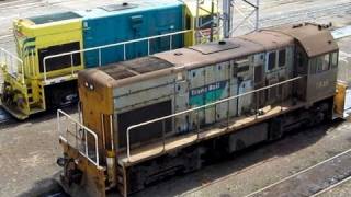 Westfield Rail Yards Kiwirail Ops  Loco Facility [upl. by Eladnyl]