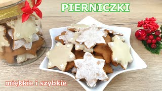 Szybkie PIERNICZKI miękkie od razu po upieczeniu ⭐ 3 zasady jak upiec mięciutkie pierniczki 🎄🎅 [upl. by Armbruster]