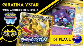 1st Place Giratina VSTAR Deck From Melbourne Regionals Pokemon TCG [upl. by Shirleen]