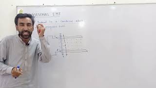 Motional EMF in Urdu Hindi  BSc and BS Physics [upl. by Nylirem135]