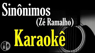 Sinônimos  Zé Ramalho Karaokê violão [upl. by Webster]