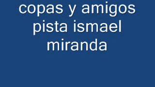 copas y amigos karaoke instrumental ismael miranda [upl. by Eidnarb]