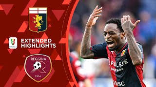 Genoa vs Reggiana Extended Highlights  Coppa Italia  CBS Sports Golazo [upl. by Ahtanamas]