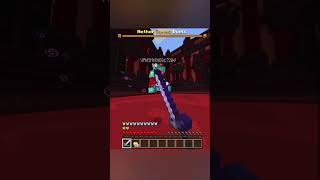 Minecraft bedrock sword pvp pvp easy minecraft shorts fyp blowup [upl. by Mccall711]