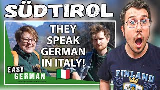 Italian Reacts To Easy German  Südtirol [upl. by Nyrahtak]