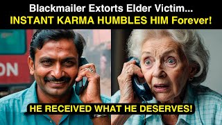 Blackmailer Extorts Elder Victim INSTANT KARMA When Evidence Backfires [upl. by Nylrehs]