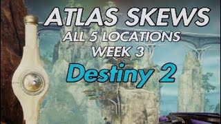 Atlas Skews Tracing the Stars III all 5 locations Week 3 Destiny 2 [upl. by Bodwell]