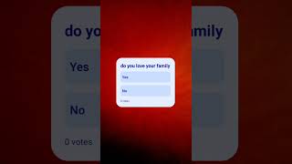 song  Vote poll doyouloveyourfamily ❤️ [upl. by Sheeran]