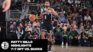 Patty Mills Goes 7 for 7 From Three in Nets Debut [upl. by Elazaro]