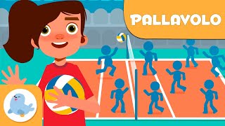 PALLAVOLO per bambini  Regole base [upl. by Yeltneb]