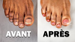 Tuto VERNIS SEMIPERMANENT Pieds  Comment faire une PÉDICURE Parfaite [upl. by Lertram]