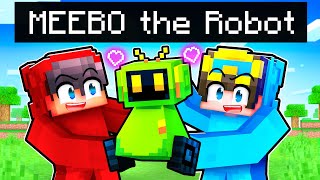 HOW I MET MEEBO The Robot In Minecraft [upl. by Lyrrehs]