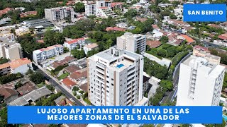 Apartamento de lujo a la venta ubicado en una de las mejores zonas de El Salvador [upl. by Ahseia166]