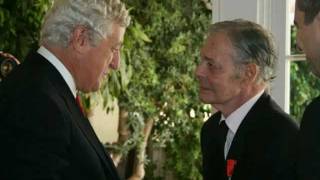 Actor Louis Jourdan Decorated with the Légion dHonneur July 2010 [upl. by Hewe908]