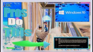 Why Pros Are ReInstalling Windows 10 On Their PC  Fortnite [upl. by Aidualk419]