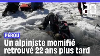 Pérou  Le corps dun alpiniste retrouvé momifié 22 ans plus tard shorts [upl. by Kellyann]