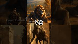 Lion vs Beast Epic ShowdownLionMonsterBattleFantasy [upl. by Rubel]