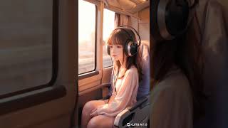 Lost in the music peaceful animation vibes🤍 relaxingmusic [upl. by Ynohtnad395]