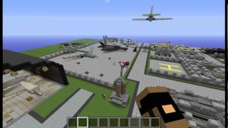 Minecraft mod showcase 162164 toolbelt and MCheli helicopter [upl. by Hedelman]