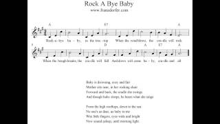 Rock A Bye Baby  instrumental [upl. by Ferrick]