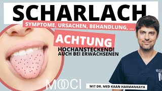 Scharlach 👅 Ursache Symptome Behandlung [upl. by Nogam98]