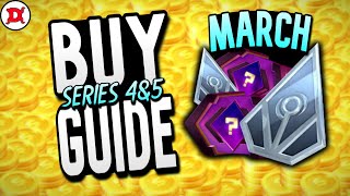 March TOKEN BUY GUIDE for all Series 4 and 5 Cards  Helpful Resource  Marvel SNAP [upl. by Ahsiaa]