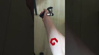 Forearm veins tutorial⚠️ force grip handgriper forearms fyp [upl. by Lexine741]