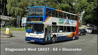 Stagecoach West 18437 Dennis Trident Voith€3 VU06JCJ  Loud [upl. by Iraam]