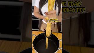 Asi medirás la porción de pasta perfecta para una persona 🤯🤩 chef tipscocina hacks pasta [upl. by Llig872]