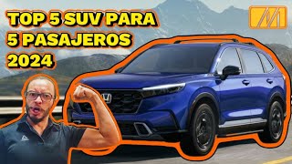 Las 5 mejores SUV para 5 pasajeros del 2024 en USA [upl. by Onaivatco921]