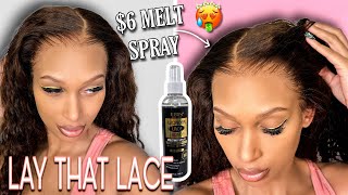 🙌🏽 Save Edges ✨MELTING SPRAY✨ 6 Wig Adhesive 🚫 NO WHITE RESIDUE Easy Wig Application 👍🏽 [upl. by Athalie612]