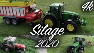 Silage 2020 with a Pottinger Europrofi Combiline Forage Wagon [upl. by Izak]