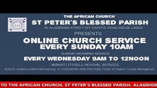 TOPIC RANTI IBI TI IWO TI GBE SUBU KI O SI RONUPIWADA ONLINE SUNDAY SERVICE [upl. by Airogerg]