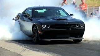 2015 Dodge Challenger SRT Hellcat Burn Out [upl. by Helbona]