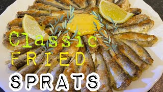 Classic Fried Sprats  fast nice end tasty [upl. by Nnaytsirk]