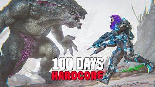 I Survived 100 Days Hardcore On Extinction  ARK Survival Evolved [upl. by Ivzt]