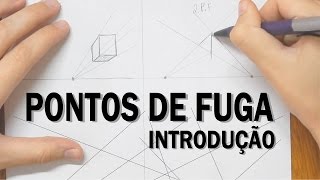 Como desenhar com pontos de fuga  Introdução e noções básicas [upl. by Ahsekad]