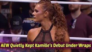 AEW Quietly Kept Kamille’s Dynamite Debut Under Wraps [upl. by Innus197]