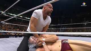 Jon Moxley Turns on Attacks Bryan Danielson AEW All Out 2024 Highlights [upl. by Nytnerb]