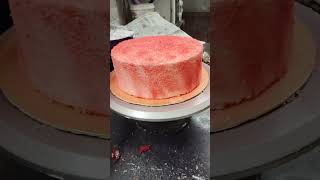 Red velvet cake designcakedecoration shortfeed trending amansheikh vairlcake [upl. by Inoek]