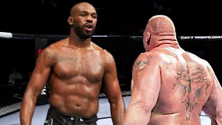 Jon Jones vs Brock Lesnar  SUPER FIGHT UFC 4 [upl. by Narcissus848]