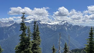 Spectacular Bogachiel Peak amp High Divide Trail 20 miles Loop 7 Lakes Basin Olympic National Park [upl. by Nairadas]