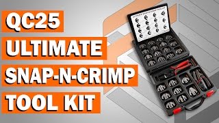 QC25 Ultimate SnapnCrimp Tool Kit [upl. by Nadnal278]