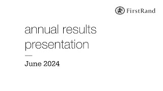 Results Presentation for the year ended 30 June 2024 [upl. by Lydell]