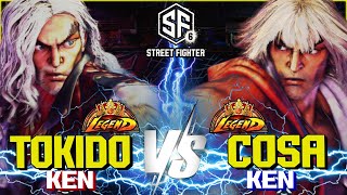 SF6 ▰ TOKIDO Ken vs COSAZEKU Ken ▰ SF6 High Level Gameplay [upl. by Enorej]