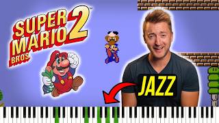 This Mario 2 Theme Is An ENTIRE Jazz Piano MASTERCLASS [upl. by Naneek247]