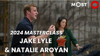 2024 Jake Lyle baritone MasterClass with Natalie Aroyan and Bradley Gilchrist [upl. by Aerehs]