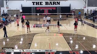 Tustin HS vs Calvary Chapel League Match2 [upl. by Yawnoc842]