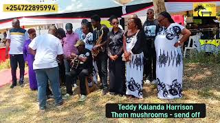 Them mushrooms family singing Jambo Bwana at Teddy Kalanda Harrison funeral [upl. by Elfrida]